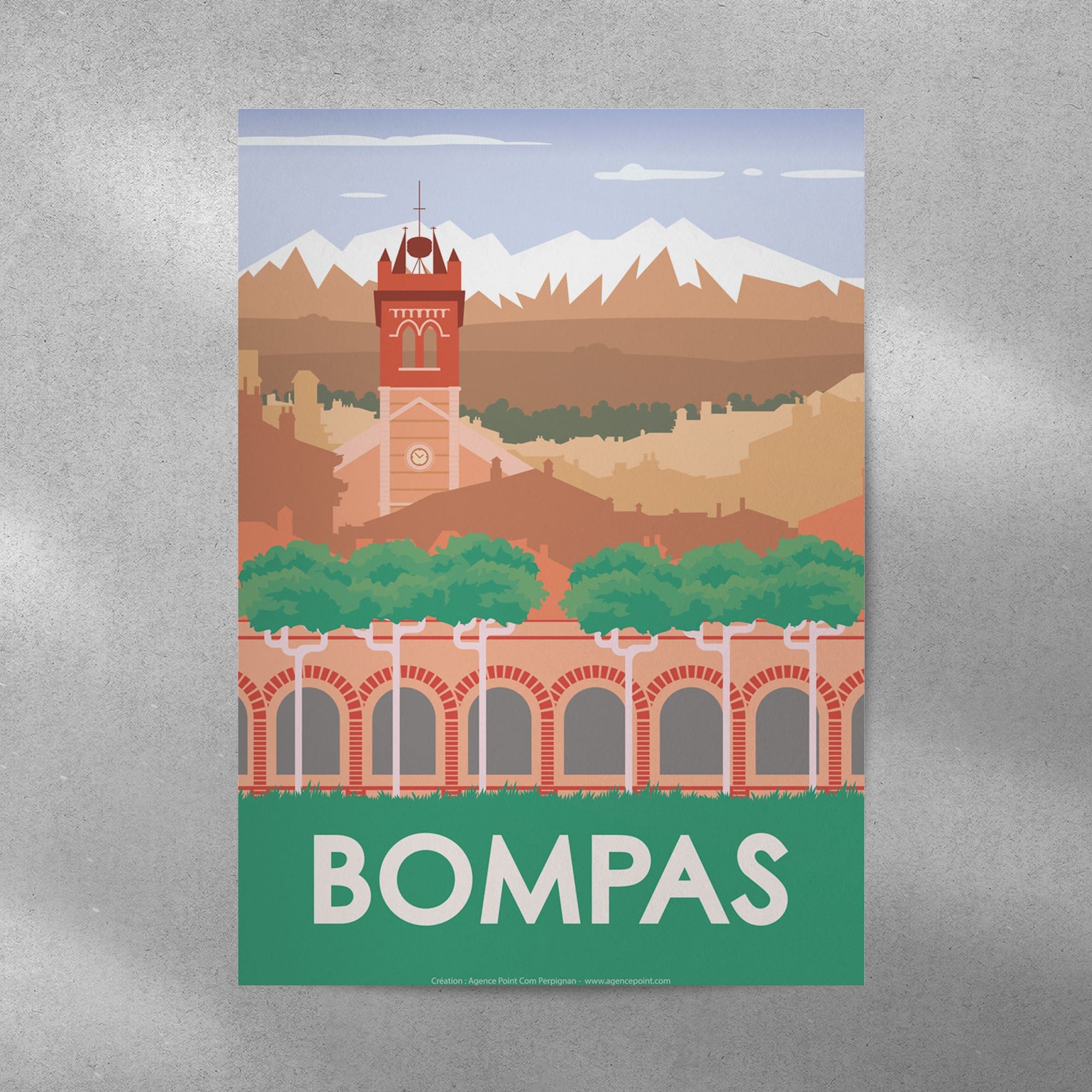 Création d’une affiche pour la mairie de Bompas