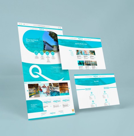 Création d’un site Internet et d’un logo Espace Aquatique Perpignan