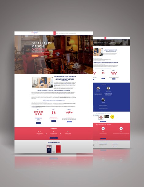 Quand "Débarras France Express", entreprise de débarras de maisons, a fait appel à notre entreprise de création de site web à Perpignan, son souhait était de transmettre par le biais de son site vitrine toute l’efficacité, la rapidité et la qualité de son service.   Notre entreprise de création de site web à Perpignan a mis en œuvre tout son savoir-faire pour offrir un site au design moderne, aux couleurs épurées, évoquant la propreté et la clarté d'un espace après l'intervention de "Débarras France Express". Côté UI/UX ( c’est-à-dire l’expérience utilisateur), nous nous sommes assurés de garantir une navigation intuitive, permettant aux utilisateurs d'obtenir toutes les informations en un minimum de clics. Le résultat parle de lui-même ! De plus, un soin particulier a été apporté au référencement naturel, grâce au travail de notre rédactrice web spécialisée en SEO, afin d’assurer une visibilité optimale de "Débarras France Express" sur les moteurs de recherche.   Ainsi, qu'il s'agisse d'un site vitrine ou e-commerce, l’agence Point Com, entreprise de création de site web à Perpignan vous accompagne dans la conception sur mesure de votre projet web qu’il soit destiné à du BtoB ou du BtoC. Vous avez un projet de site web en tête ? Contactez notre entreprise de création de site web à Perpignan pour en discuter !
