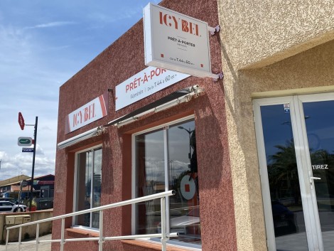 Création enseignes panneaux signalétique Perpignan pour Icybel