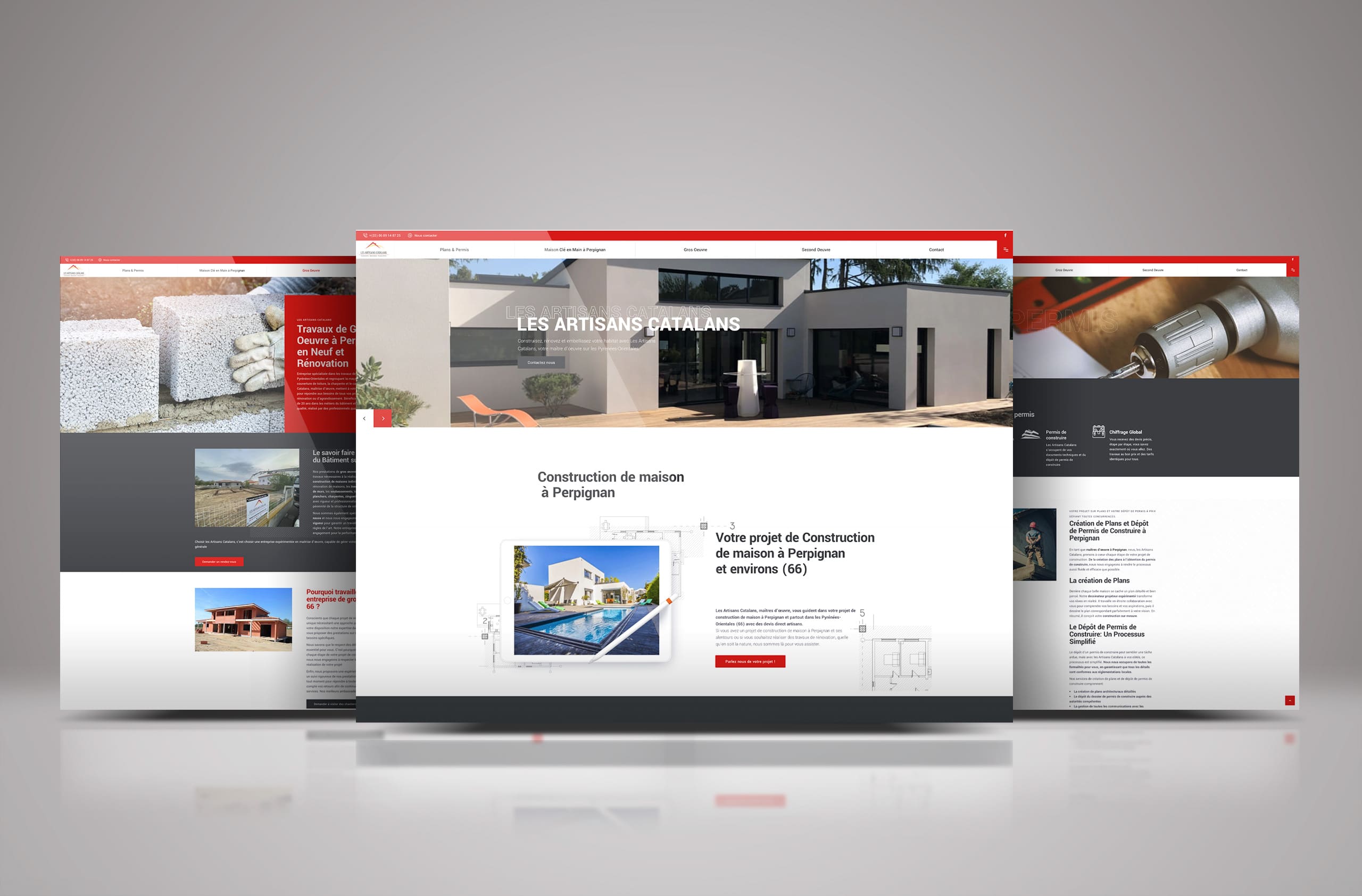 création site vitrine entrepreneur Perpignan 66