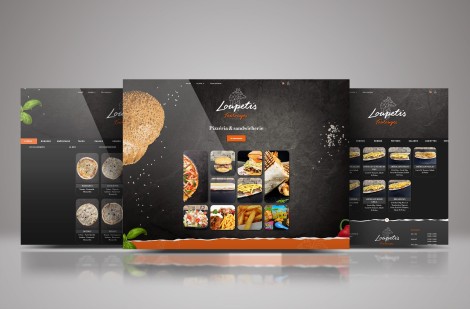 création de site internet pour pizzeria avec Loupetis
