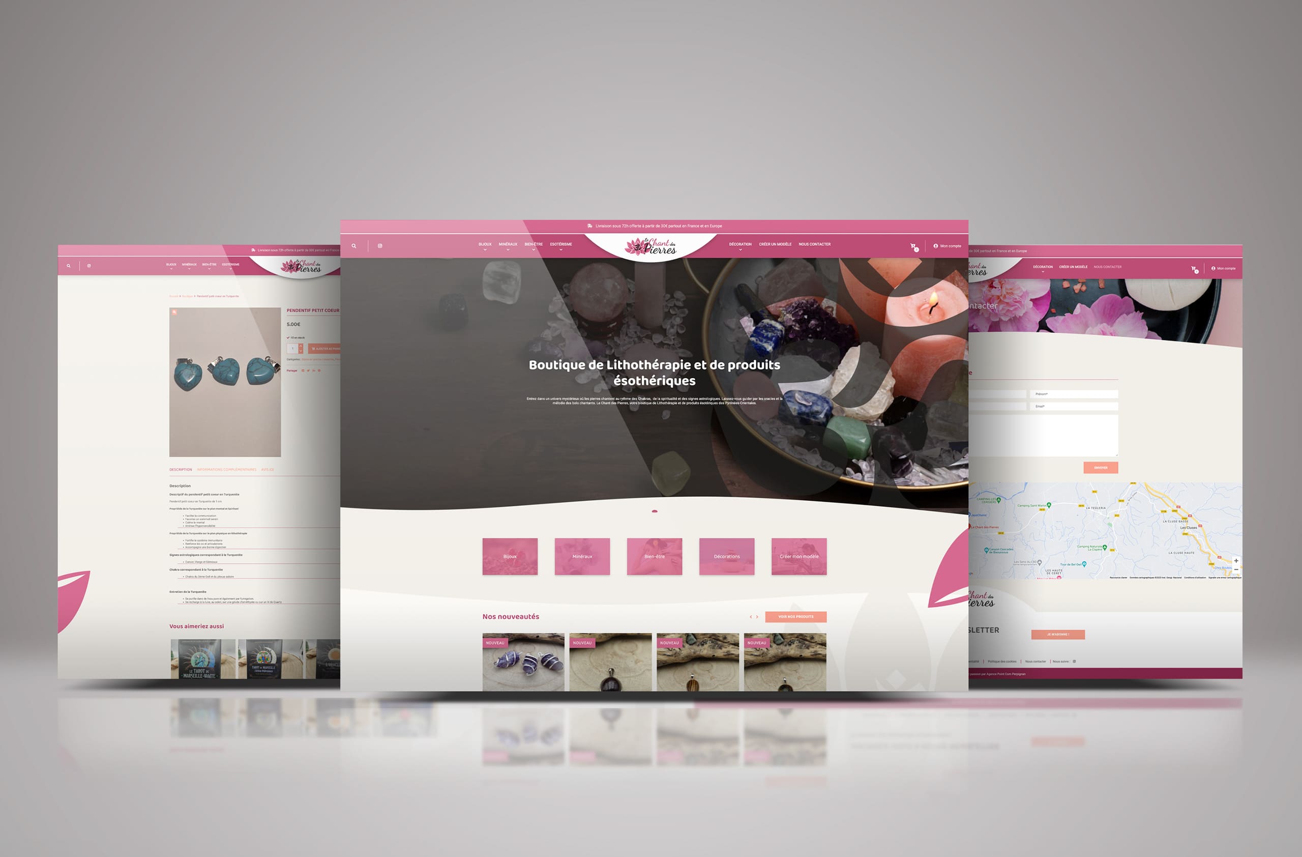 Site E-Commerce Le Chant des Pierres